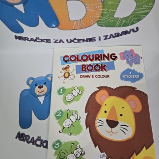 Bojanka  A4 s naljepnicama