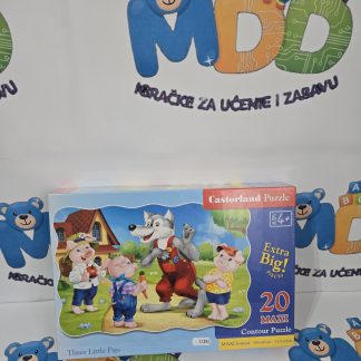 3. Puzzle Vuk i tri praščića