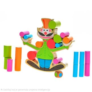 Drvena igra -  Balansiranja klauna