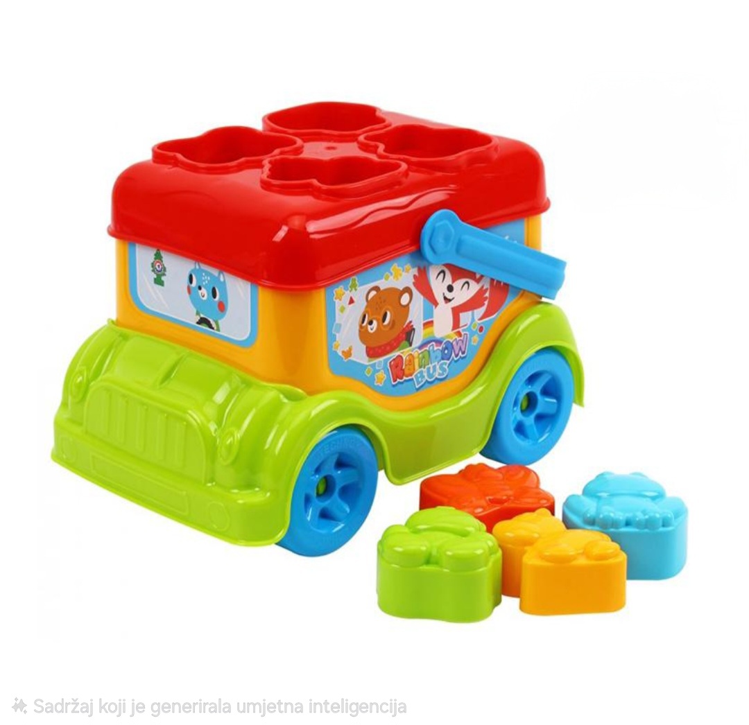 Baby autobus - igračka s umetanjem