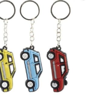 Gumeni privjesak za ključeve - auto 5,5 cm