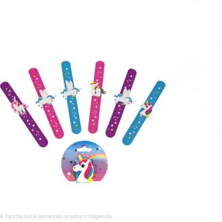 Gumena narukvica - Jednorog